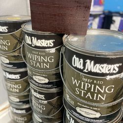 Wiping Stain, Deep Red, Paint Stainer 