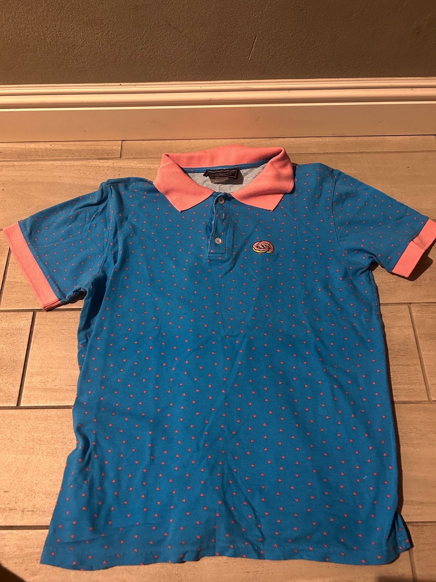 Odd future unisex polo button up shirt size small as is condition slim fitting