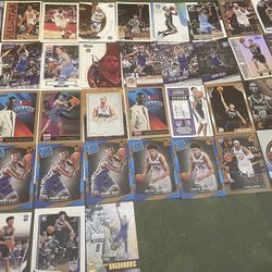 Lot of 40 NBA Sacramento Kings Stars-Rookies-Inserts Past & Present 