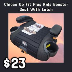 NEW Chicco Go Fit Plus Kids Booster Seat With Latch: Njft 