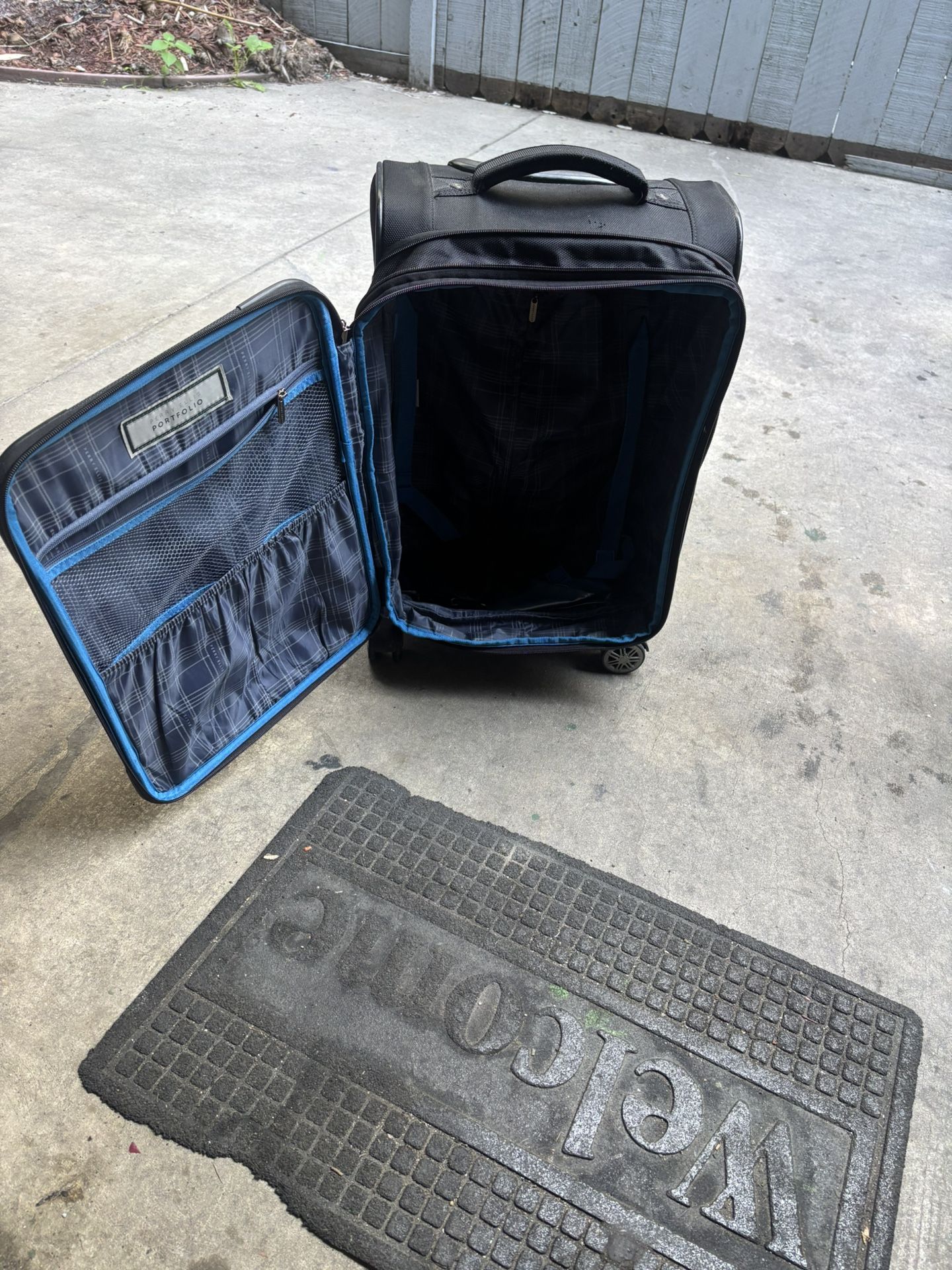 Perry Ellis Small Rolling Suitcase 