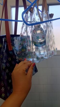D&B clear plastic lunch bag $25