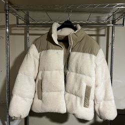 Sherpa Puffer Jacket 