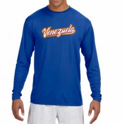 Venezuela logo tahirt performance long sleeve