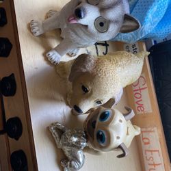 Brown With Red Collar Is Batteries Used And Talks And WalksDog  Lot