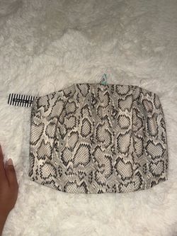 Snakeskin Tube Top