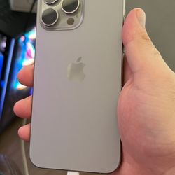 I phone 15 pro max natural titanium 256 gb unlocked