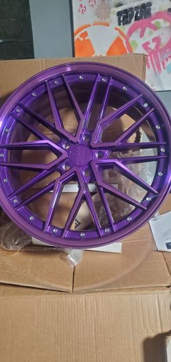Purple 20 inch xxr rims