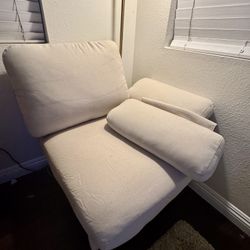 Sectional sofa couch. Beige. New