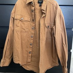 Brown Button Up Jacket