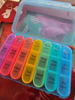 Weekly Pill containers - 4 weeks total