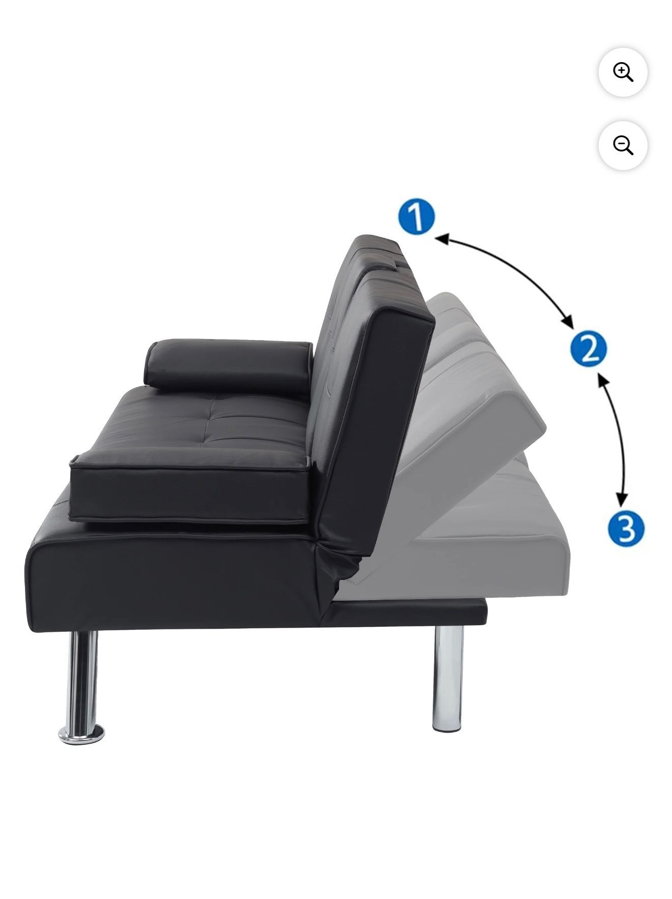 🛋️ Modern Futon Sofa Bed / Sofá Cama Futón – $80