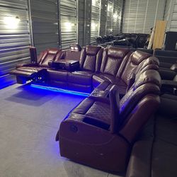 Brand New Power Reclining Sectional Couch