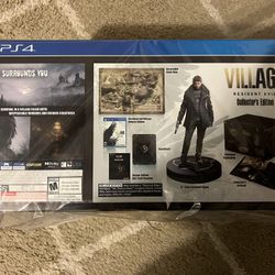 Resident Evil Village Collectors Edition Ps4 New Sealed