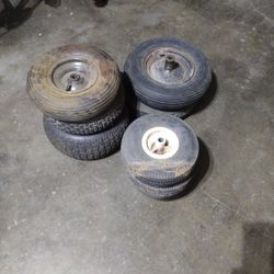 Group Of Mixed Tires 
