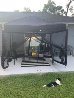 10x10 FT Pop-Up Canopy Tent with Roller Bag - Portable Instant Shade, Sturdy Iron Frame, Water-Resistant 210D Oxford Fabric, UV Protection, Easy Assem