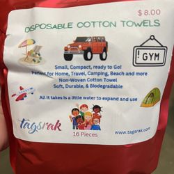 Compressed Disposable Cotton Towels – Whole Box