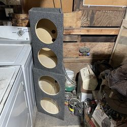 New Subwoofer Boxes Dual 15” & 12” Sealed Boxes