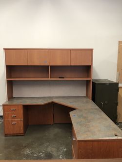 L shape office desk 6x6