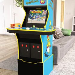 Arcade1Up The Simpsons 30th Edition Arcade with Matching Stool