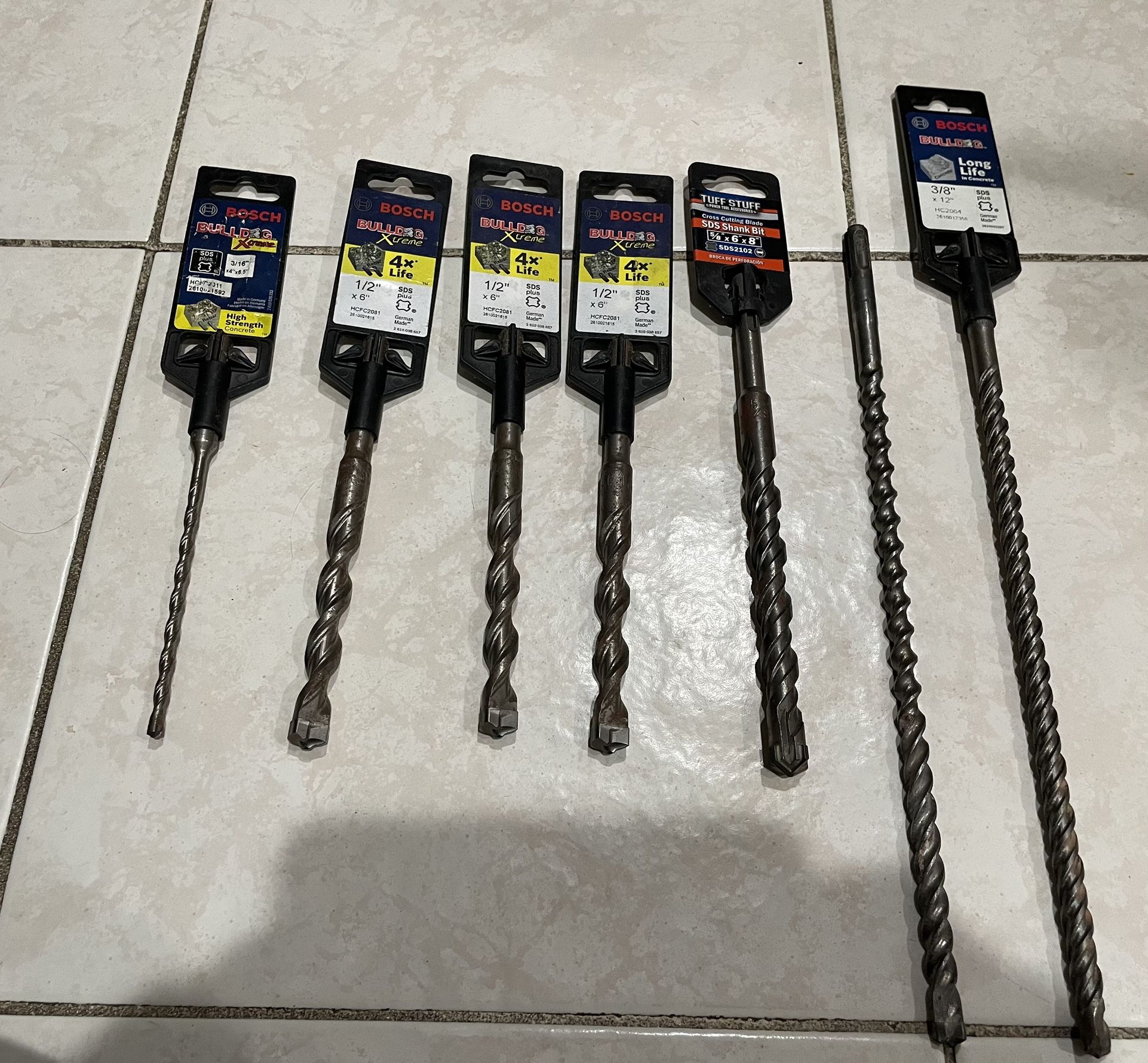 Bosch Rotary Hammer Drill 1/2 in Drill Bit