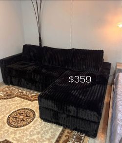 Stylish‼️2-Pc Corduroy Sectional Sofa Sets