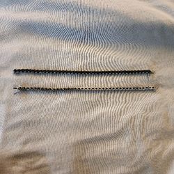 19.5CT CZ TENNIS BRACELETS 18K/925SS  8" 1 FOR $40 OR 2 FOR $70 SPARKLES AND SHINES IN THE SUNLIGHT 