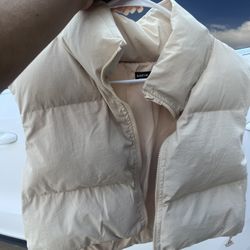 Tan Puffer Jacket 