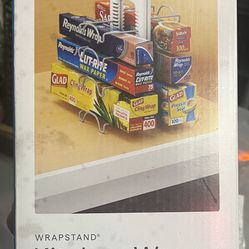 New! YouCopia WrapStand Kitchen Wrap Box Organizer One Size New Caddy. • WrapStand Wrap and Bag Caddy measures 5.4" deep, 8.4" wide, and 11.4" tall. M