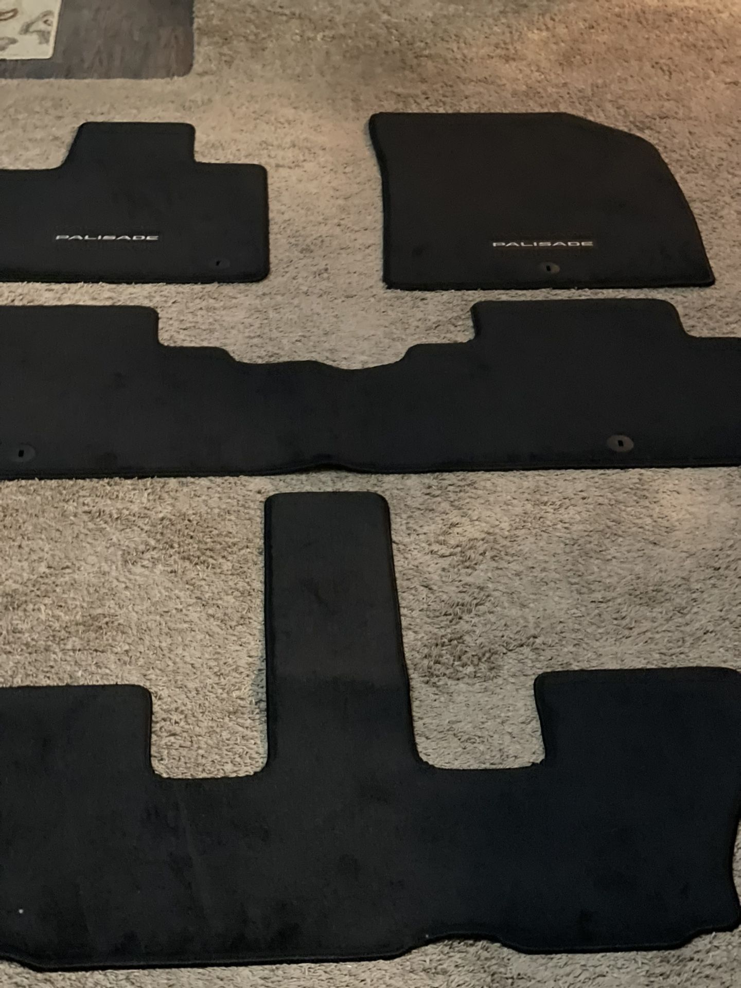 2022 Hyundai Palisade Carpeted Floor Mats