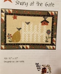Quilt PATTERN spring at the gate