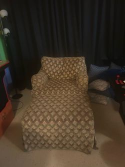 Chair + ottoman