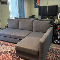 Sofa With Pull Out And Storage 