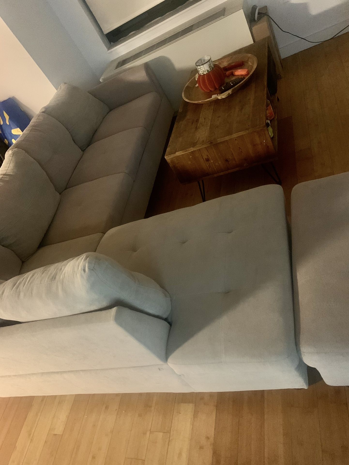 Beige Couch Sectional L Shape (available Until May 31)