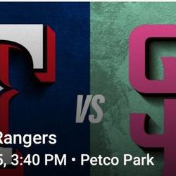 Padres Vs Rangers 4th of July 