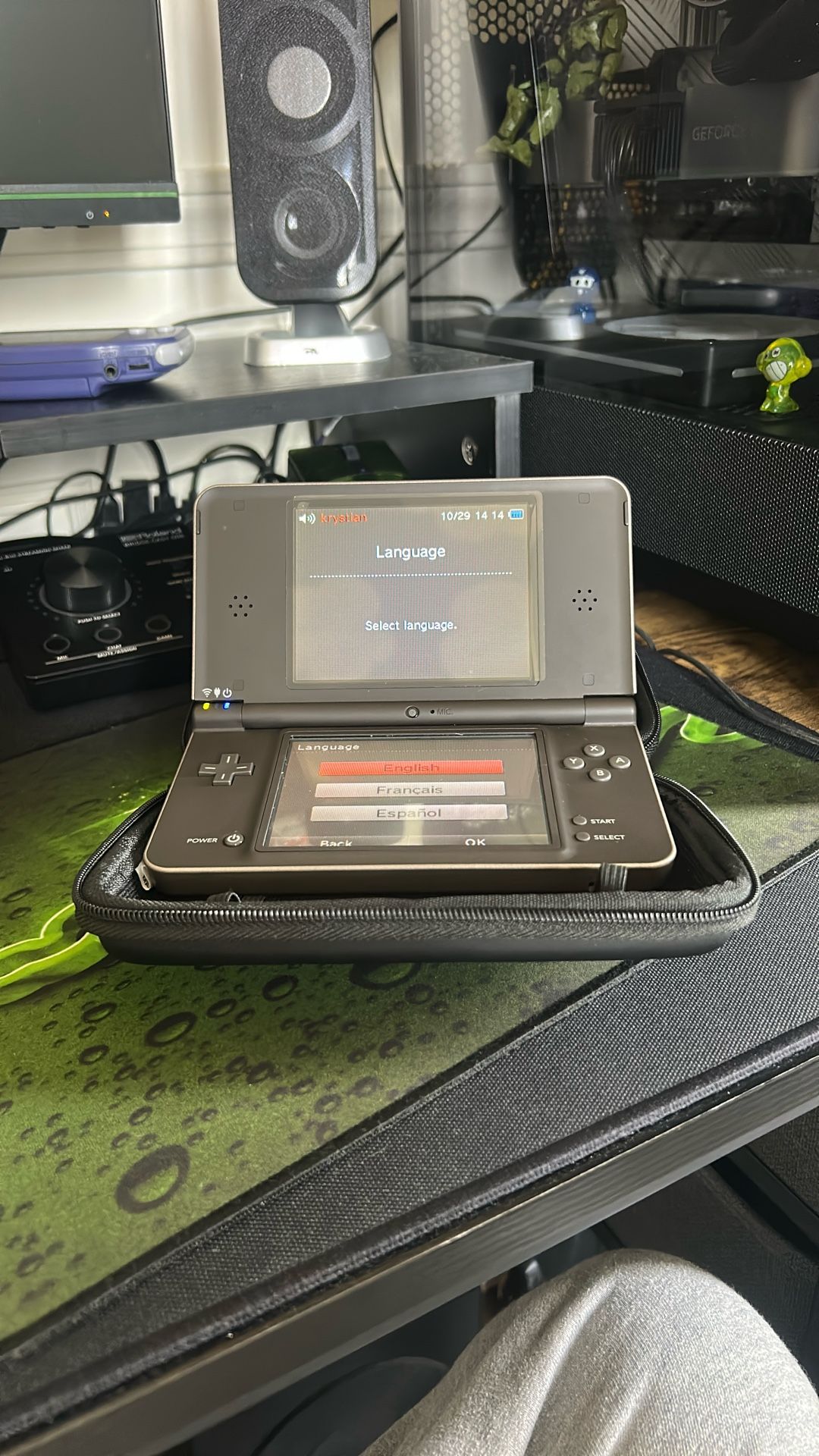 Black Dsi Xl Perfect For Modding 