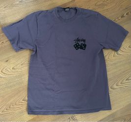 Stussy Dice Purple Short Sleeve