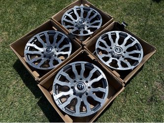 (4) 20” Fuel Blitz Wheels