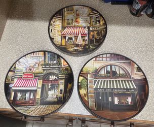 Set of 3 decorative plates
