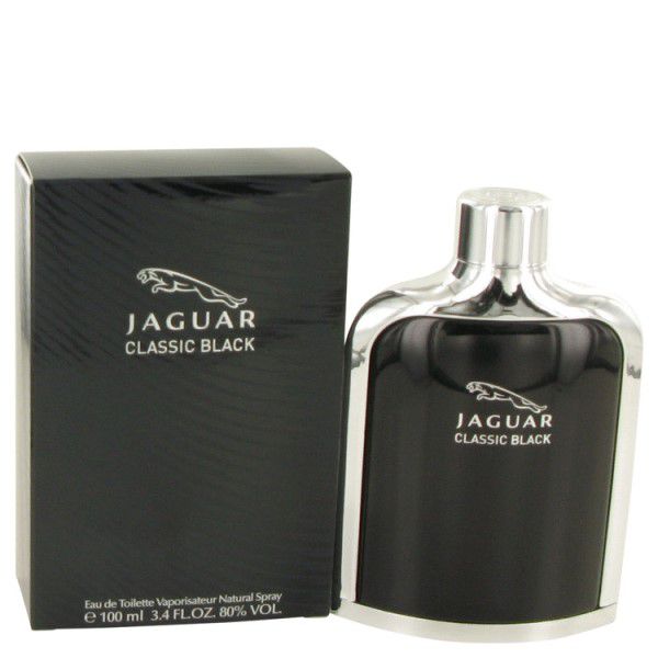 FIRM $15.00 "JAGUAR CLASSIC BLACK" 3.4 OZ EAU DE TOILETTE FOR MEN, NEW & SEALED BOX