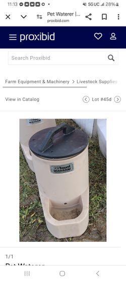 Animal Watering Tank 5gal