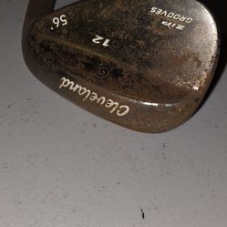 Cleveland CG12 RTG+DSG Zip Grooves 56 Degree Sand Wedge Steel