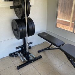 Weight sent with olympic bar