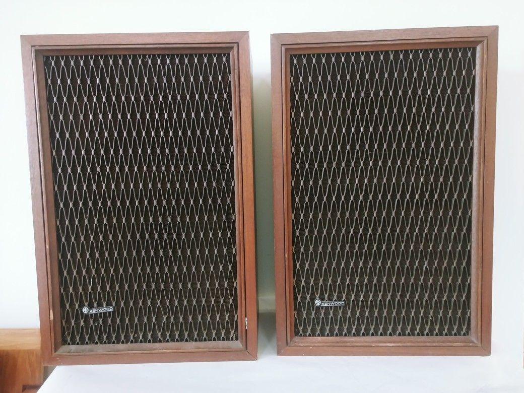Pair of of Kenwood KL 7080 Vintage 5 Way Speakers