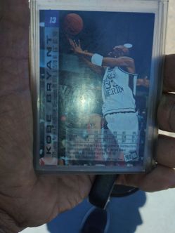 Kobe Bryant rookie card and three yrs in with lakers card give me offer