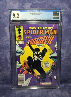 Marvel Team Up #141 1984 CGC 9.2 WP 2nd App Of Black Suit 
