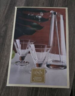 Lenox Staccato 2 Cocktails & Pitcher Set