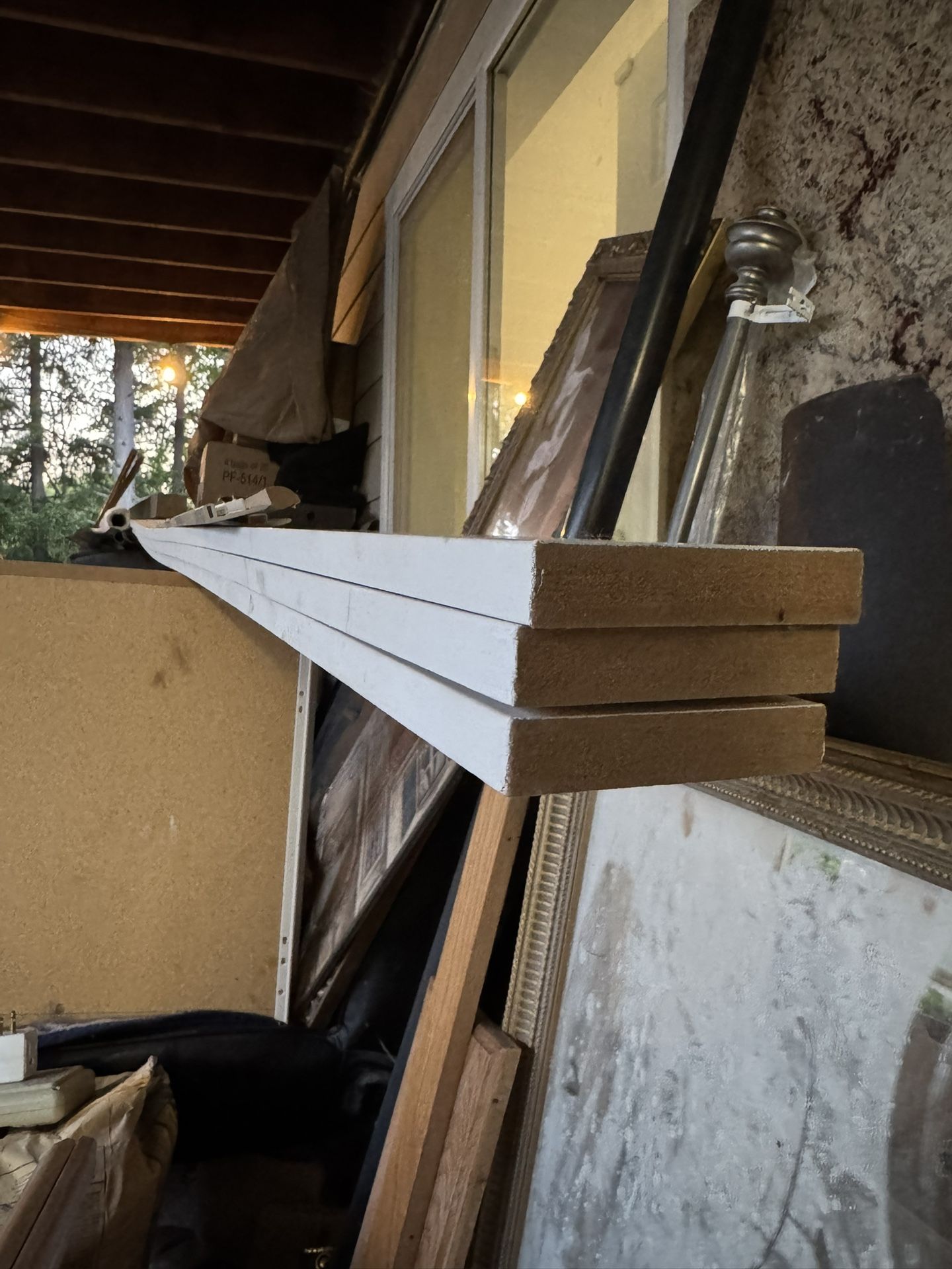 1x4 PFB MDF flat Molding Base Trim 16’ Sticks
