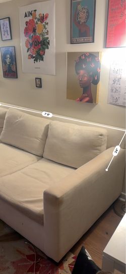 Cream Sofa (three seater)