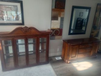 Solid Wood Hutch